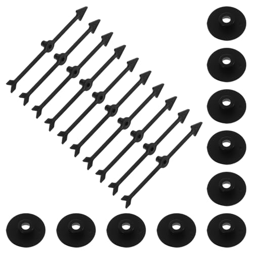 ORFOFE 10 Stück Teiliges Drehbare Spielpfeile Kunststoff Schwarz für Schulspielzeug Lernspiele DIY Brettspiel Zubehör Kreative Gruppenspiele ORFOFE 10 Stück Teiliges Drehbare Spielpfeile Kunststoff Schwarz für Schulspielzeug Lernspiele DIY Brettspiel Zubehör Kreative Gruppenspiele von ORFOFE