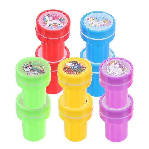 ORFOFE 10 Stück Teiliges Einhorn Stempelset für Niedliche Plastikstempel Handliche Klare Motive als Party Mitgebsel und Bastelzubehör für Kindergeburtstag und DIY Kreativspaß ORFOFE 10 Stück Teiliges Einhorn Stempelset für Niedliche Plastikstempel Handliche Klare Motive als Party Mitgebsel und Bastelzubehör für Kindergeburtstag und DIY Kreativspaß von ORFOFE