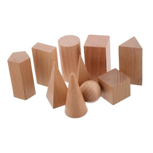 ORFOFE 10 Stück Teiliges Holz Formen Bauklötze Robuste Holzformen für Grundschule Matheunterricht Kompakt Tragbar für Räumliches Vorstellungsvermögen Montessori Lernspielzeug ORFOFE 10 Stück Teiliges Holz Formen Bauklötze Robuste Holzformen für Grundschule Matheunterricht Kompakt Tragbar für Räumliches Vorstellungsvermögen Montessori Lernspielzeug von ORFOFE