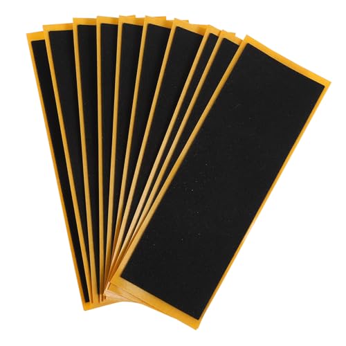 ORFOFE 10 Stück Teiliges Mini Finger Skateboard Anti rutsch Sticker Flexible Zuschnitte Einfache Anwendung Langebiges Zubehör für Kinderspielzeug Skateboard ORFOFE 10 Stück Teiliges Mini Finger Skateboard Anti rutsch Sticker Flexible Zuschnitte Einfache Anwendung Langebiges Zubehör für Kinderspielzeug Skateboard von ORFOFE