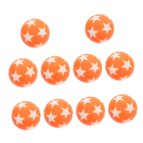 ORFOFE 10 Stück Tischfußball Fußball Tischfußball Spielzubehör Tischfußball Ersatz Austauschbare Tischfußball Bälle Tischfußball Bälle Tischspiel Bälle Desktop Fußball Zubehör von ORFOFE