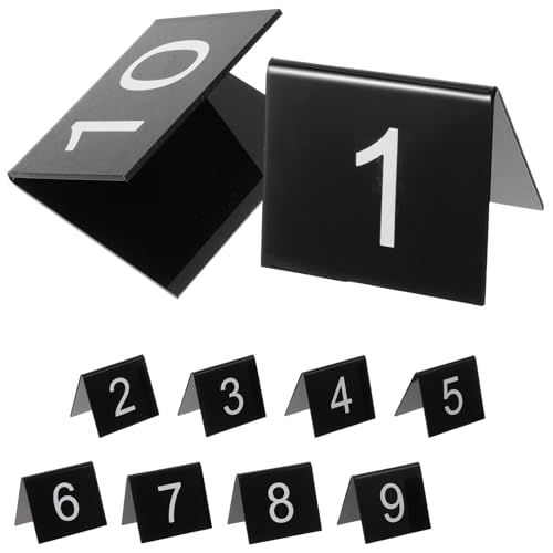 ORFOFE 10 Teiliges Acryl Dreieck Nummernschild Robuste Beweismarker Nummerierung Praktische Tisch Tatortmarkierungen für Themenpartys und Spiele ORFOFE 10 Teiliges Acryl Dreieck Nummernschild Robuste Beweismarker Nummerierung Praktische Tisch Tatortmarkierungen für Themenpartys und Spiele von ORFOFE