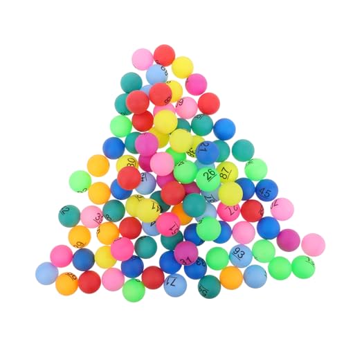 ORFOFE 100 Stück Bunte Nummerierte Kunststoffbälle für Bingo Tombola Partydekorationen Vielseitige Kleine Spielbälle für Bar Geburtstag Fest Veranstaltungen ORFOFE 100 Stück Bunte Nummerierte Kunststoffbälle für Bingo Tombola Partydekorationen Vielseitige Kleine Spielbälle für Bar Geburtstag Fest Veranstaltungen von ORFOFE