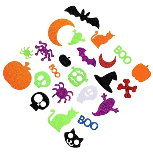 ORFOFE 100 Stück Halloween Aufkleber Selbstklebende Leichte Schaumstoff Sticker mit Niedlichen Katzen Geistern und Kürbissen für Halloween Basteln Partydekoration und Geschenkverpackung ORFOFE 100 Stück Halloween Aufkleber Selbstklebende Leichte Schaumstoff Sticker mit Niedlichen Katzen Geistern und Kürbissen für Halloween Basteln Partydekoration und Geschenkverpackung von ORFOFE