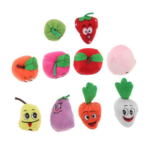 ORFOFE 10St Figuren Fingerspielzeug pädagogisches kognitives Spielzeug Fingerpuppen Handpuppen Spielzeug Fingerpuppen Set Fingerpuppenspielzeug Cartoon-Fingerpuppen Baumwolle von ORFOFE