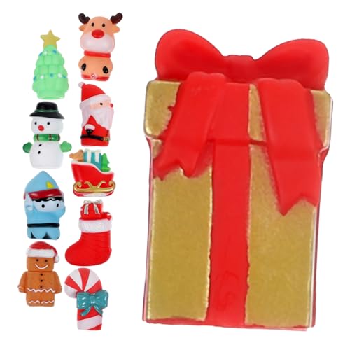 ORFOFE 10st Weihnachts- Zeitpuppen Für Babygeschichten Weihnachtsstrumpffüller Weihnachtsmann Fingerpuppen Pädagogische Fingerpuppenpuppen Fingerspielzeug Für Kinder Vinyl von ORFOFE