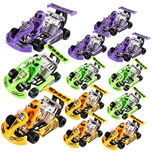 ORFOFE 12 Stück Pull Back Kart Jungen Spielzeug Pull Back Auto Kinder Lernspielzeug Pull Back Spielzeug Partytütenfüller Für Kinder Push and Go Auto Spielzeug Spielzeugauto Für von ORFOFE