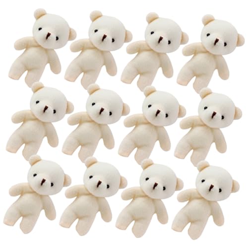 ORFOFE 12 Stück Teiliges Mini Plüschbär Weiche Stofftiere mit Plüsch Schlüsselanhänger Niedliche Kleine Bären Anhänger Gemütliche Dekoration für Zuhause und Geschenkideen ORFOFE 12 Stück Teiliges Mini Plüschbär Weiche Stofftiere mit Plüsch Schlüsselanhänger Niedliche Kleine Bären Anhänger Gemütliche Dekoration für Zuhause und Geschenkideen von ORFOFE