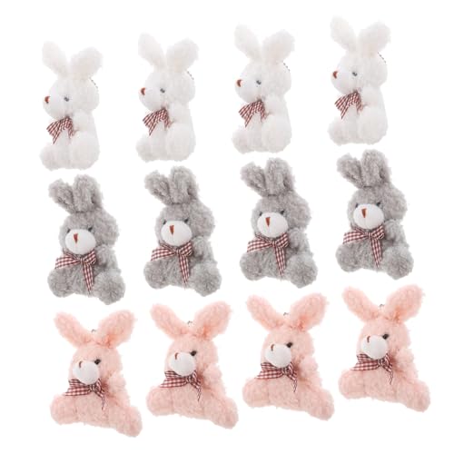 ORFOFE 12 Stück Teiliges Plüsch Schlüsselanhänger Niedlicher Sitzender Hase mit Schleife Weicher Bunny Anhänger Vielseitig als Taschen oder Rucksackschmuck Perfektes für Zufällige Farbe ORFOFE 12 Stück Teiliges Plüsch Schlüsselanhänger Niedlicher Sitzender Hase mit Schleife Weicher Bunny Anhänger Vielseitig als Taschen oder Rucksackschmuck Perfektes für Zufällige Farbe von ORFOFE