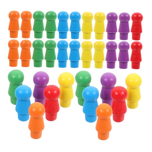 ORFOFE 120 Stück Teiliges Bunte Holzspielsteine Kleine Spielfiguren als Ersatz für Brettspiele Farbenfrohe Holzkegel für Schach Bauern und Spielzubehör für und Familienspiele ORFOFE 120 Stück Teiliges Bunte Holzspielsteine Kleine Spielfiguren als Ersatz für Brettspiele Farbenfrohe Holzkegel für Schach Bauern und Spielzubehör für und Familienspiele von ORFOFE