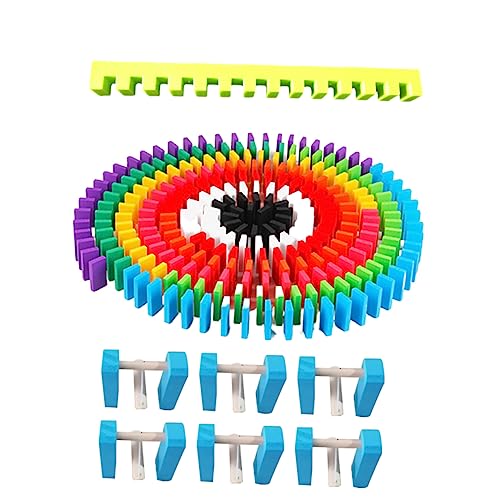 ORFOFE 120St Domino-Bausteine Dominosteine ​​und Zug Kind bausteine Dominospiel für Kinder interaktive Spiele kindergeburtstags mitgebsel holzbauklötze Spielzeug Holzbausteine Hölzern von ORFOFE