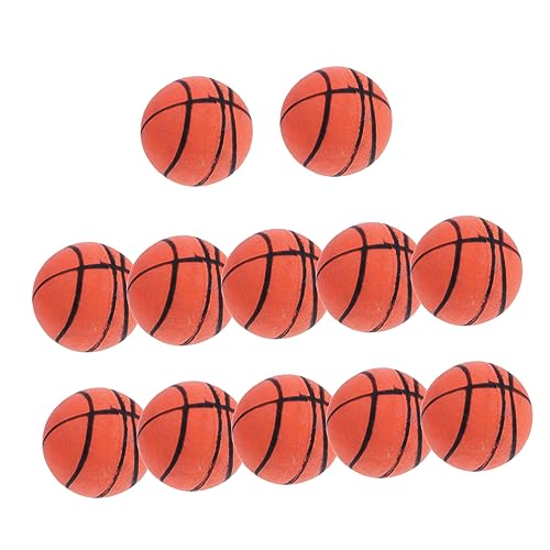 ORFOFE 12St Mini-Basketball hüpfende Ballspielzeuge Springball aus PVC Mini-Spielzeug Spielzeug für Kinder kinderspielzeug Kinder-Basketball Hüpfbälle für den Kindergarten Plastik Orange von ORFOFE