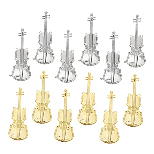 ORFOFE 12St Musikinstrumentenmodell Weihnachtsdekoration für Musikinstrumente Weihnachtsbaumschmuck weihnachtsbaumdeko weihnachtsbäume geschmückt Weihnachtsdekoration zum Aufhängen von ORFOFE