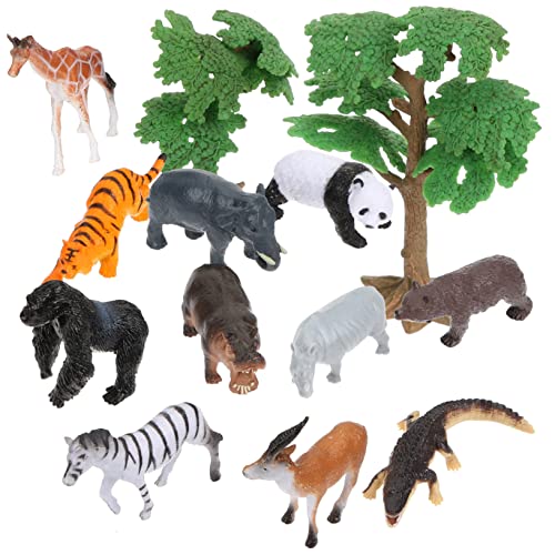 ORFOFE 14st Sandtischverzierungen Zootierfiguren Spielzeugfiguren Tierspielzeug Tierfiguren Spielzeug Mini-dschungeltiere Kinderspielzeug Waldtiere Spielzeug Für Kleinkinder Plastik von ORFOFE