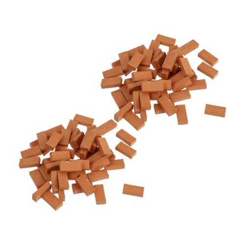 ORFOFE 150 Stück Miniatur Ziegelsteine aus Hochwertigem für DIY Mini Garten Kindersicher Bruchfest für Puppenhaus Bastelset Kreativität und Fantasie ORFOFE 150 Stück Miniatur Ziegelsteine aus Hochwertigem für DIY Mini Garten Kindersicher Bruchfest für Puppenhaus Bastelset Kreativität und Fantasie von ORFOFE