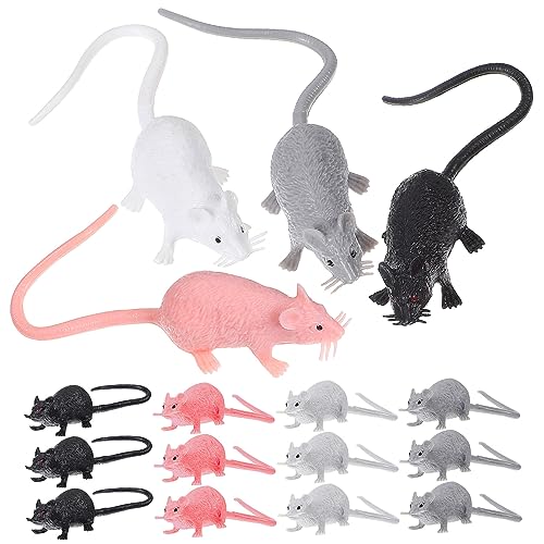 ORFOFE 16 Stück Realistische Teiliges Mäuse Farbige Ratten Deko Plastikfrei Sicher für Halloween Vielseitig als Lernspielzeug Fotorequisite und Raumdekoration Geeignet ORFOFE 16 Stück Realistische Teiliges Mäuse Farbige Ratten Deko Plastikfrei Sicher für Halloween Vielseitig als Lernspielzeug Fotorequisite und Raumdekoration Geeignet von ORFOFE