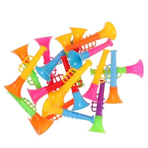 ORFOFE 18 STK Kleiner Lautsprecher lustige Kindertrompete Saxoboom Horn Mini-Instrumente Posaune kinderinstrumente Kinder musikinstrumente schöne Plastiktrompete Sichere Kindertrompete von ORFOFE