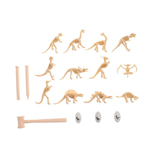 ORFOFE 18 Stück Dinosaurierskelett Kinderspielzeug Archäologisches Spielzeug Für Kinder Skelettknochen Skelettskulptur Spielzeug Für Kinder Dinosaurierskelettspielzeug Prähistorische von ORFOFE