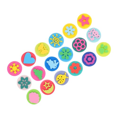 ORFOFE 18 Stück Teiliges Stempelset Doppelseitig Eva Malstempel mit Niedlichen Motiven für DIY Basteln Party Mitgebsel und Kreative Kinderaktivitäten im Kindergarten und Schule ORFOFE 18 Stück Teiliges Stempelset Doppelseitig Eva Malstempel mit Niedlichen Motiven für DIY Basteln Party Mitgebsel und Kreative Kinderaktivitäten im Kindergarten und Schule von ORFOFE