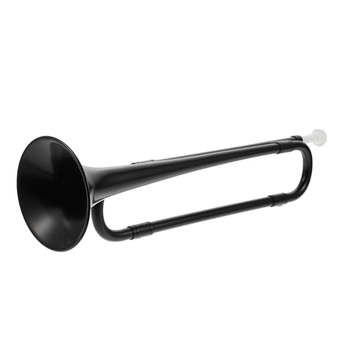 ORFOFE 1Stk B-Trompete Standard-Schülertrompete b flache Taschentrompete kinderinstrumente kinder musikinstrumente small favors Requisite für Leistung Horn für Trommelhornteam Abs Black von ORFOFE