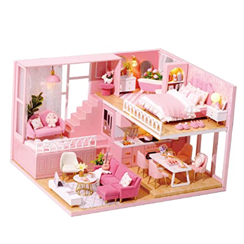 ORFOFE 1Stk Mini- zum Selbermachen Mini-Hausbausatz zum Selbermachen Miniatur DIY bastel Set für Kinder zabawki stymulujące rozwój Spielzeug Wohnung selber Bauen Kabinenmodell von ORFOFE