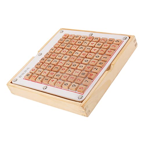 ORFOFE 1Stk Sudoku-Spiel Schach Lernspielzeug zum Zählen Mathe-Sudoku-Spielzeug denkspiele für Kinder gedultsspielzeug für Kinder Sudoku-Spielzeug aus Holz Lernspielzeug für Kinder von ORFOFE