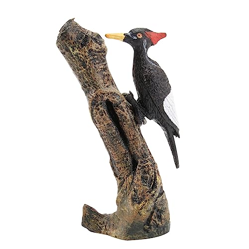 ORFOFE 1Stk Vogel Vogel Modell Vogelmodell-Ornament Mini-Adlerfigur Spielzeug-Vogel-Modell Spielzeug für Kinder kinderspielzeug lebensechtes Vogelmodell entzückendes Vogelmodell Black von ORFOFE