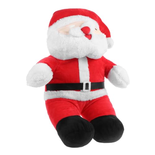 ORFOFE 1Stk Weihnachtspuppe Kinder dekor Weihnachtsregalsitter weihnachtsdekoration Plüschtier weihnachtsmann Spielzeug Santa Claus Decoration Plüschpuppe Weihnachtsmann-Puppe rot von ORFOFE