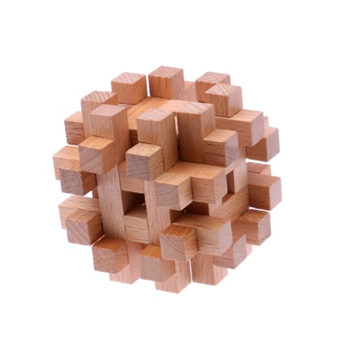 ORFOFE 1Stk iq-Puzzle Puzzle-Spielzeug Spielzeug für Kinder Interlock-Spiel entsperren intelligenzspielzeug holzspielzeug Spielzeuge ineinandergreifendes Spielzeug Puzzleball Hölzern von ORFOFE