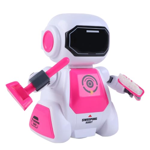 ORFOFE 1stk Früherziehungsroboter Kinder Mini-Spielzeug Jungenspielzeug Rc Roboter Spielzeug Elektrischer Tanzender Roboter Programmierbarer Roboter Mini-Roboter-Spielzeug Abs Rosa von ORFOFE