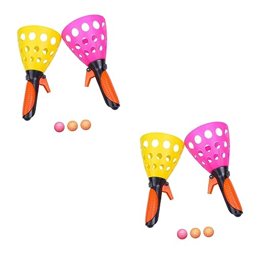 ORFOFE 2 Bälle Starten Und Fangen Spielset Für Kinder Spielzeug Für Kinder Draußen Kinderspielzeug Kidcraft-spielset Beliebte Wurfspiel Startprogramm Und Catch Launcher von ORFOFE