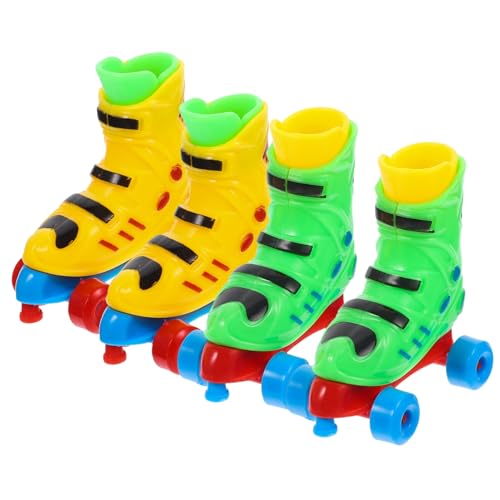 ORFOFE 2 Bunte Finger Rollschuhe Stressabbauendes Miniatur Rollschuh aus Kunststoff Bewegliche Fingertip Skate für Fingerbewegung und Schreibtischspaß Zufällige Farbe ORFOFE 2 Bunte Finger Rollschuhe Stressabbauendes Miniatur Rollschuh aus Kunststoff Bewegliche Fingertip Skate für Fingerbewegung und Schreibtischspaß Zufällige Farbe von ORFOFE