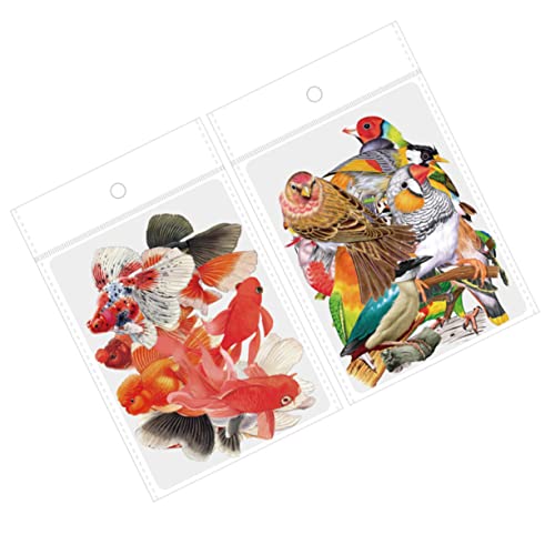 ORFOFE 2 Handbuch-Aufkleber DIY-Aufkleber Kalenderaufkleber für Erwachsene Scrapbooking Sticker Scrapbook Stickers Aufkleber für Wasserflaschen basteln Sie dekorative Aufkleber PVC von ORFOFE