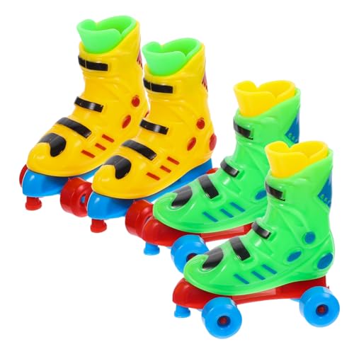 ORFOFE 2 Paar Bunte Finger Rollschuhe aus Robustem Kunststoff Lebensechte Miniatur Rollschuhe zur Stressbewältigung Dekoratives Finger und Erwachsene Zufällige Farbe Zufällige Farbe ORFOFE 2 Paar Bunte Finger Rollschuhe aus Robustem Kunststoff Lebensechte Miniatur Rollschuhe zur Stressbewältigung Dekoratives Finger und Erwachsene Zufällige Farbe Zufällige Farbe von ORFOFE