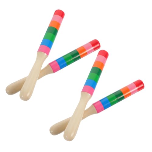 ORFOFE 2 Paare Holz Rhythmusstöcke Percussion Instrument Musik Lernspielzeug Sicher Ab Jahren Pädagogische für Rhythmusförderung und Kreativität ORFOFE 2 Paare Holz Rhythmusstöcke Percussion Instrument Musik Lernspielzeug Sicher Ab Jahren Pädagogische für Rhythmusförderung und Kreativität von ORFOFE