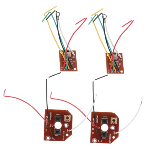 ORFOFE 2 Sätze Fernbedienungsmodul Fernbedienung Auto Rc Spielzeug Sender Empfängerplatine Zubehör Für Rc Auto Rc Spielzeug DIY Frühes Lernspielzeug DIY Spielzeug DIY Empfängerplatine von ORFOFE