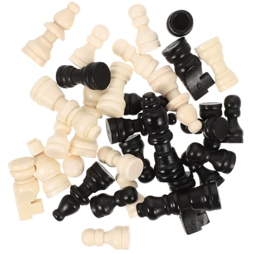 ORFOFE 2 Sätze Mini Schachfiguren aus Holz Mini Chess Set für Stabile und Handliche Holz Schachstücke Geeignet für Brettspiel Zubehör und Lustige Teamspiele ORFOFE 2 Sätze Mini Schachfiguren aus Holz Mini Chess Set für Stabile und Handliche Holz Schachstücke Geeignet für Brettspiel Zubehör und Lustige Teamspiele von ORFOFE