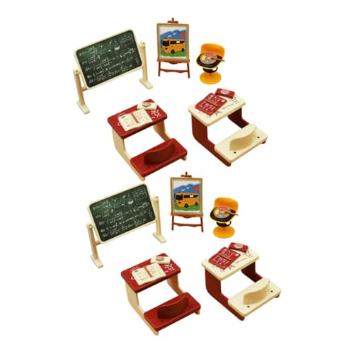 ORFOFE 2 Sätze Miniatur Klassenzimmer Dekor Miniatur Möbel Schulzubehör Puppenhaus DIY Dekoration für Miniaturhäuser und Fotorequisiten ORFOFE 2 Sätze Miniatur Klassenzimmer Dekor Miniatur Möbel Schulzubehör Puppenhaus DIY Dekoration für Miniaturhäuser und Fotorequisiten von ORFOFE