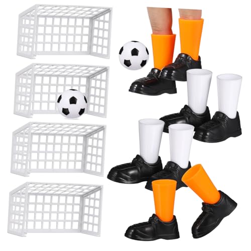 ORFOFE 2 Satz Finger Soccer Spielset Set mit Torwand Ball und Schuhen Mini Tischfußballspiel für Interaktives Fingerfußballspiel Fußball für Jungs und Fans ORFOFE 2 Satz Finger Soccer Spielset Set mit Torwand Ball und Schuhen Mini Tischfußballspiel für Interaktives Fingerfußballspiel Fußball für Jungs und Fans von ORFOFE