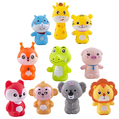 ORFOFE 2 Sets Fingerpuppe Tierhand Fingerpuppen Tiere Fingerpuppenspielzeug Kindergeburtstag Fingerpuppen Für Kinder Geschichtenerzählen Fingerpuppenspielzeug Tierfiguren Fingerspielzeug von ORFOFE