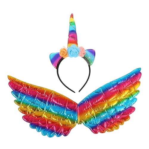 ORFOFE 2 Stück Einhorn Haarreif Teilig Bunte Haarschmuck Stirnbänder mit Einhornflügeln Verstellbares Kostüm Zubehör für Party Karneval Geburtstag und Langlebig für Mädchen und Jungen ORFOFE 2 Stück Einhorn Haarreif Teilig Bunte Haarschmuck Stirnbänder mit Einhornflügeln Verstellbares Kostüm Zubehör für Party Karneval Geburtstag und Langlebig für Mädchen und Jungen von ORFOFE