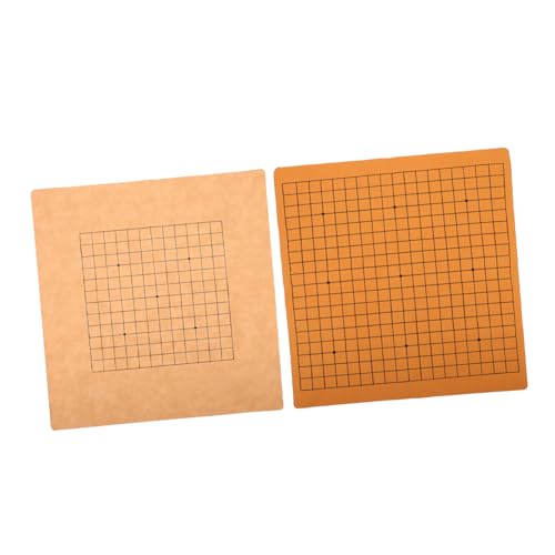 ORFOFE 2 Stück Faltbares Gobang Schachbrett Teiliges aus Langlebigem PU Leder Doppelseitiges Tragbares Spielbrett mit Sicherem Rand Geeignet für Gobang Spiele und Zufällige Farbe ORFOFE 2 Stück Faltbares Gobang Schachbrett Teiliges aus Langlebigem PU Leder Doppelseitiges Tragbares Spielbrett mit Sicherem Rand Geeignet für Gobang Spiele und Zufällige Farbe von ORFOFE