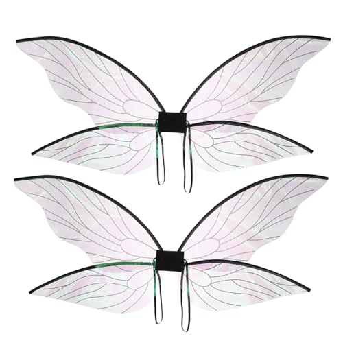 ORFOFE 2 Stück Flügel für Mädchen Leichte Verstellbare Cosplay Flügel in Zarter Zikadenflügel optik Strapazierfähiges Garnmaterial als Geburtstags party Kostümzubehör ORFOFE 2 Stück Flügel für Mädchen Leichte Verstellbare Cosplay Flügel in Zarter Zikadenflügel optik Strapazierfähiges Garnmaterial als Geburtstags party Kostümzubehör von ORFOFE