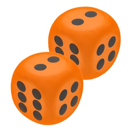 ORFOFE 2 Stück Große Eva Schaumstoffwürfel Leichte Würfelspiel Requisiten mit Abgerundeten Ecken Bunte Party Dices für Familienfeiern und Bar-Spiele Praktische Würfelspiel Zubehör ORFOFE 2 Stück Große Eva Schaumstoffwürfel Leichte Würfelspiel Requisiten mit Abgerundeten Ecken Bunte Party Dices für Familienfeiern und Bar-Spiele Praktische Würfelspiel Zubehör von ORFOFE