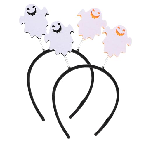 ORFOFE 2 Stück Halloween Gruselige Party Stirnbänder Halloween Haar Accessoires Halloween Kostüme Halloween Stirnbänder Geister Haarreifen Halloween Foto Requisiten Halloween von ORFOFE