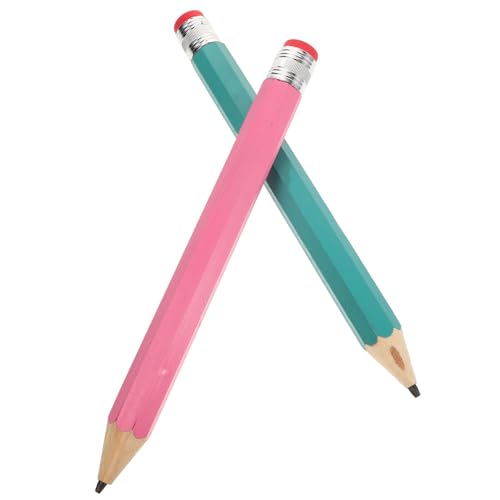 ORFOFE 2 Stück Jumbo Bleistifte Holzgroß Bunte Dicke Schaftstifte mit Radiergummi für Schüler Lehrer Kreative Dekoration Schreibwaren ORFOFE 2 Stück Jumbo Bleistifte Holzgroß Bunte Dicke Schaftstifte mit Radiergummi für Schüler Lehrer Kreative Dekoration Schreibwaren von ORFOFE