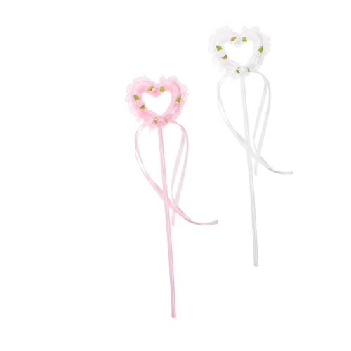 ORFOFE 2 Stück Leuchtende Herz für Mädchen Schaumstoffbeschichtete Handfreundliche Feenstäbe in Weiß und Rosa für Partys Geburtstage Kostüme und Aufführungen ORFOFE 2 Stück Leuchtende Herz für Mädchen Schaumstoffbeschichtete Handfreundliche Feenstäbe in Weiß und Rosa für Partys Geburtstage Kostüme und Aufführungen von ORFOFE