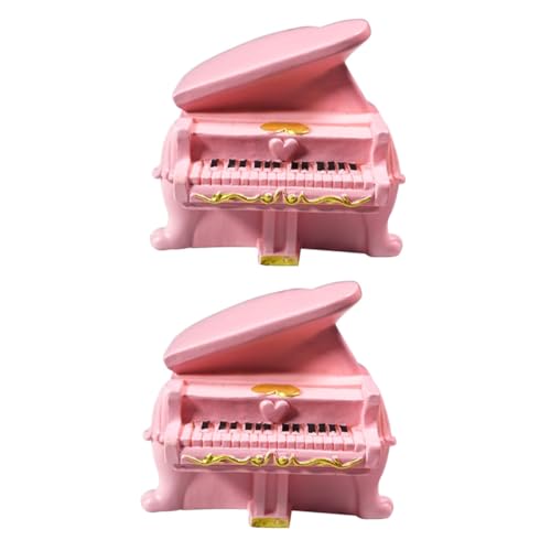 ORFOFE 2 Stück Miniatur Klavier Modell aus Resin Detailgetreues Musikinstrument DIY Foto Requisiten Puppenhaus Dekoration Lebensecht Robust und Farbecht für Bastler und Sammler ORFOFE 2 Stück Miniatur Klavier Modell aus Resin Detailgetreues Musikinstrument DIY Foto Requisiten Puppenhaus Dekoration Lebensecht Robust und Farbecht für Bastler und Sammler von ORFOFE