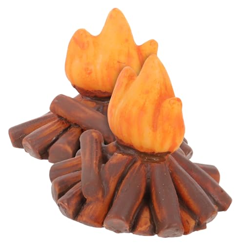 ORFOFE 2 Stück Miniatur Lagerfeuer Modell Resin Detailreiches Puppenhaus Zubehör Handgefertigtes Mini Campfire Ornament Kindgerechtes DIY Bastelset für Kreative Wohnraumdekoration ORFOFE 2 Stück Miniatur Lagerfeuer Modell Resin Detailreiches Puppenhaus Zubehör Handgefertigtes Mini Campfire Ornament Kindgerechtes DIY Bastelset für Kreative Wohnraumdekoration von ORFOFE