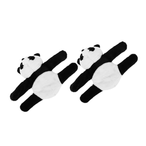 ORFOFE 2 Stück Plüsch Panda Slap Bracelet Weiches Stofftier Armband Bequemes Strapazierfähiges Kuscheltier Handgelenkband Leichtes Partygeschenk für Teenager ORFOFE 2 Stück Plüsch Panda Slap Bracelet Weiches Stofftier Armband Bequemes Strapazierfähiges Kuscheltier Handgelenkband Leichtes Partygeschenk für Teenager von ORFOFE